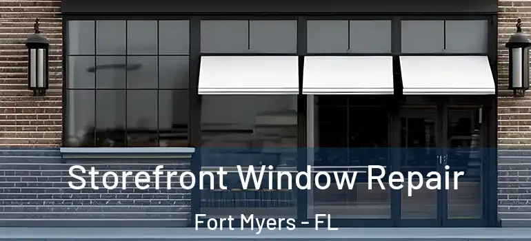  Storefront Window Repair Fort Myers - FL